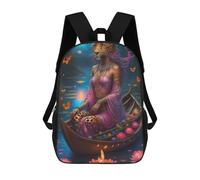 sinyumoney Lady of The Lotus Moon Bedruckbarer Kinderrucksack, Schulrucksack Für Erwachsene Und Kinder, Reiserucksack 17inch