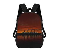 sinyumoney Last Day of The Ship Schultaschen Großer, Leichter Freizeitrucksack Für Camping, Outdoor-Abenteuer Und Tägliche Reisen 17inch