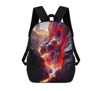 sinyumoney Lava Flowing Through峡谷 Rucksack Schulrucksack Freizeitrucksack Schul-Arbeits-Reiserucksack Für Jungen/Mädchen/Teenager 17inch
