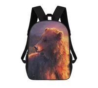 sinyumoney Marsican Brown Bear Schulrucksack, Modischer Schreibwarenrucksack, Wasserdichter Freizeitrucksack Für Teenager, Mädchen, Jungen, Frauen Und Männer 17inch