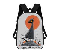 sinyumoney Midnight Awaits - Spooky Cloaked Figure Art Kinderrucksack, Schultasche Für Kinder, 3D-gedruckte Schulrucksäcke Für Jungen Und Teenager, Schüler 17inch