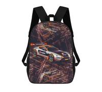 sinyumoney Racing Cars Fanart Leichter Schulrucksack, Tagesrucksack, Schulrucksack Für Mädchen Und Teenager 17inch
