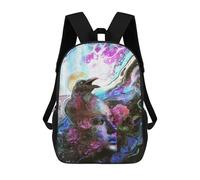 sinyumoney Raven Memories Rucksack Wasserabweisender Computerrucksack Für Campus Outdoor Reisen Sport 17inch
