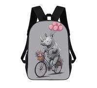 sinyumoney Rhino Riding Bicycle Rucksack Schule Arbeit Laptop Rucksack Rucksack Tasche Für Camping Outdoor-Abenteuer Und Tägliche Reisen 17inch