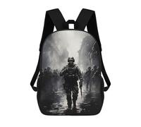 sinyumoney Riot Police Heroes Schulrucksack, Freizeitrucksack, Schulrucksack, Arbeitsrucksack, Reiserucksack Für Camping, Outdoor-Abenteuer Und Den Täglichen Gebrauch 17inch