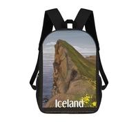 sinyumoney Rock Mountain near The Sea Schulrucksack, 3D-gedruckter Kinderrucksack Für Jungen Und Mädchen, Schulrucksack, Reiserucksack 17inch