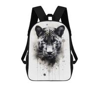 sinyumoney Rucksack Für Jungen Und Mädchen, 3D-Druck Puma Beauty Watercolor Schulrucksack, Grundschulrucksack, Freizeitrucksack, Reiserucksack, Laptop-Tagesrucksack 17inch