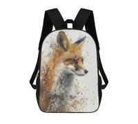 sinyumoney Rustic Fox Profile Rucksack Schule Business Strapazierfähige Laptoptasche Für Camping Outdoor-Abenteuer Und Tägliche Reisen 17inch