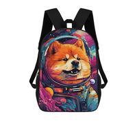 sinyumoney Space Dog Adventure-103 Rucksack, Business-Laptop-Rucksack, Unisex, lässig, Tagesrucksack für Mädchen, Jungen, Teenager, 43,2 cm (17 Zoll)