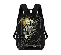sinyumoney The Last Kiss Of Death Schulrucksack, 3D-gedruckte Schultaschen, Laptop-Rucksack Für Jungen Und Mädchen, Für Kinder/Schüler/Erwachsene 17inch
