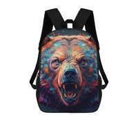 sinyumoney The Mighty Bear Rucksack Für Die Oberstufe, Freizeitrucksack Für Mädchen, Jungen Und Teenager 17inch