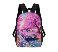 sinyumoney Universal Dome Rucksack mit 3D-Druck für Kinder, Schulrucksack, Reiserucksack für Kinder, hohe Kapazität, Kinderrucksack, Classic Expensive Cars, 17"