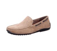 Sioux Callimo Cloud/Night (braun) - sportlicher Slipper - Herrenschuhe Slipper, Braun, leder (velour/hayden) für Herren, beige, Größe 42 EU / 8 UK