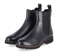 Sioux Chelsea Boots MEREDITH Schwarz - Gr. 38 - Leder und Textil
