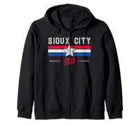 Sioux City T-Shirt Retro Vintage Shirt Geschenk Damen Herren Kinder Kapuzenjacke