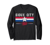 Sioux City T-Shirt Retro Vintage Shirt Geschenk Damen Herren Kinder Langarmshirt