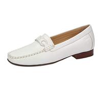 Sioux Colandina F Mokassin Damen, White, 6,5 UK, Snow Blanc, 40 EU Schmal