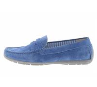Sioux Mokassin Slipper für Damen, blau, Gr. 41 EU / 7 UK