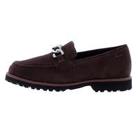 Sioux Slipper Meredith – geflochtenes Leder (Lambsuede), Mogano – 40 EU Weit – 15 mm Absatz