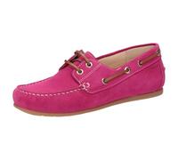 Schnürschuh SIOUX "Simadesa-701", Damen, Gr. 41 (UK 7), pink, Obermaterial: 100% Kalbsveloursleder CAVL. 100% Gummi rubber., Schuhe Schnürschuh (57668135-41) pink