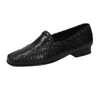 Sioux Damen-Slipper Cordera Flecht schwarz Größe 37
