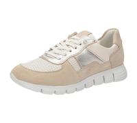 Sneaker SIOUX "Mokrunner-D-018", Damen, Gr. 42UK8, beige, Obermaterial: 50% Ziegenleder goatskin. 50% Lammnappaleder LANA. 100% Gummi rubber., Schuhe Sneaker (27004630-42) beige
