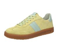Sneaker SIOUX "Tedroso-DA-717", Damen, Gr. 41 (UK 7), gelb, Obermaterial: 50% Kalbsveloursleder CAVL. 50% Lammnappaleder LANA. 100% Gummi rubber., Schuhe Sneaker (75194364-41) gelb