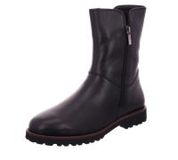 Sioux Meredith 746 Schwarz - gefütterte Stiefelette - Damenschuhe Modische Stiefelette / Boots, Schwarz, leder (true-glove), absatzhöhe: 15 mm für Damen, schwarz, Gr. 39 ½ EU / 6 UK