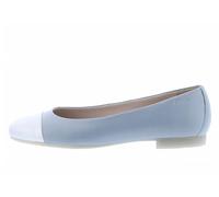 Ballerina SIOUX "Villanelle-702", Damen, Gr. 36 (UK 3 1/2), blau (hellblau), Obermaterial: 50% Lammleder LEL. 50% Lammnappaleder LANA. 100% Gummi rubber., Schuhe Ballerina (12383168-36) hellblau