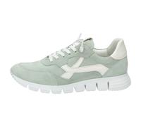 Sneaker SIOUX "Mokrunner-D-021", Damen, Gr. 42 (UK 8), grün (hellgrün), Obermaterial: 50% Ziegenveloursleder GOVL. 50% Lammnappaleder LANA. 100% Gummi rubber., Schuhe Sneaker (88070352-42) hellgrün