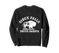Sioux Falls, South Dakota, Bison, Buffalo National Park Sweatshirt