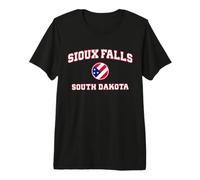Sioux Falls, Süddakota (SD) Premium T-Shirt