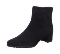 Sioux Fendrina Profondo (Dunkelblau) - ungefütterte Stiefelette - Damenschuhe Modische Stiefelette / Boots, Blau, leder (lambsuede), absatzhöhe: 30 mm für Damen, blau, Größe 42 ½ EU / 8,5 UK