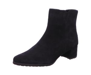 Sioux Fendrina Profondo (Dunkelblau) - ungefütterte Stiefelette - Damenschuhe Modische Stiefelette / Boots, Blau, leder (lambsuede), absatzhöhe: 30 mm für Damen, blau, Größe 41 ½ EU / 7,5 UK