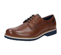 Sioux Herren Dilip Oxford-Schuh, Cognac, 45.5 EU Weit
