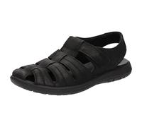 Sandale SIOUX "Lutalo-702", Herren, Gr. 40 (UK 6 1/2), schwarz, Obermaterial: 100% Kalbsleder CAL. 100% Polyurethan PU., Schuhe Sandale (44555504-40) schwarz