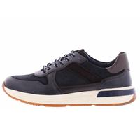 Sneaker SIOUX "Rojaro-719", Herren, Gr. 43 (UK 9), blau (dunkelblau), Obermaterial: 50% Kalbsleder CAL. 50% Kalbsveloursleder CAVL. 100% Gummi rubber., Schuhe Sneaker (63322401-43) dunkelblau