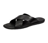 Pantolette SIOUX "Minago", Herren, Gr. 42 (UK 8), schwarz, Obermaterial: 100% Lammnappaleder LANA. 100% Polyurethan PU., Schuhe Pantolette (18817008-42) schwarz