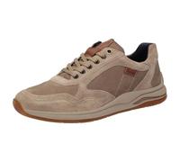Sneaker SIOUX "Turibio-713-J", Herren, Gr. 43UK9, braun (hellbraun), Obermaterial: 50% Kalbsveloursleder CAVL. 50% Kalbsnubukleder CANU. 100% Gummi rubber., Schuhe Sneaker (74303053-43) hellbraun