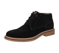Schnürstiefelette SIOUX "Encanio-714", Damen, Gr. 42 (UK 8), schwarz, Obermaterial: 100% Kalbsveloursleder CAVL. 100% Gummi rubber., Schuhe Schnürstiefelette (93744419-42) schwarz
