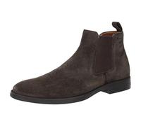 Stiefelette SIOUX "Foriolo-709-H", Damen, Gr. 42 (UK 8), braun (dunkelbraun), Obermaterial: 100% Kalbsveloursleder CAVL. 100% Gummi rubber., Schuhe Stiefelette (95356246-42) dunkelbraun
