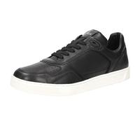 Sioux Herren Sneaker Tedroso-704 - Lammnappaleder, Gummisohle - Schwarz/Weiß Gr. 43