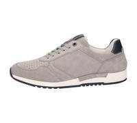 Sneaker SIOUX "Rojaro-718", Herren, Gr. 41 (UK 7), grau, Obermaterial: 100% Kalbsveloursleder CAVL. 100% Gummi rubber., Schuhe Sneaker (81938353-41) grau