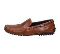 Slipper SIOUX "Carulio-706", Herren, Gr. 44.5 (UK 10), braun, Obermaterial: 50% Kalbsleder CAL. 50% Kalbsnappaleder CANA. 100% Gummi rubber., Schuhe Slipper (43693444-44,5) braun