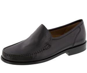 Sioux Herrenschuhe Slipper schwarz schwarz - Gr. - 10.5 UK