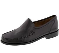 Sioux Herrenschuhe Slipper schwarz schwarz - Gr. - 11 UK