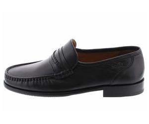 Sioux Herrenschuhe Slipper schwarz schwarz - Gr. - 49 EU | 13.5 UK