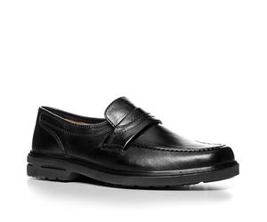 Sioux Loafer Herren Glattleder schwarz, 13 1/2 = 49