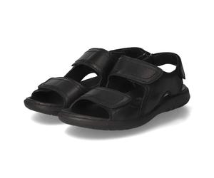 Sioux Sandalen LUTALO - Gr. 40 - Schwarz - Glattleder