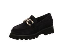 Slipper SIOUX "Meredira-751-H", Damen, Gr. 39 (UK 5 1/2), blau (dunkelblau), Obermaterial: 100% Kalbsveloursleder CAVL. 100% Gummi rubber., Schuhe Slipper (24284830-39) dunkelblau
